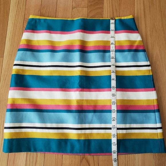 NWT LOFT colorful striped skirt - Picture 4 of 6
